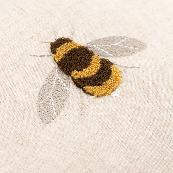 Ramble Bee 45x45 Cushion Case Natural - image 5