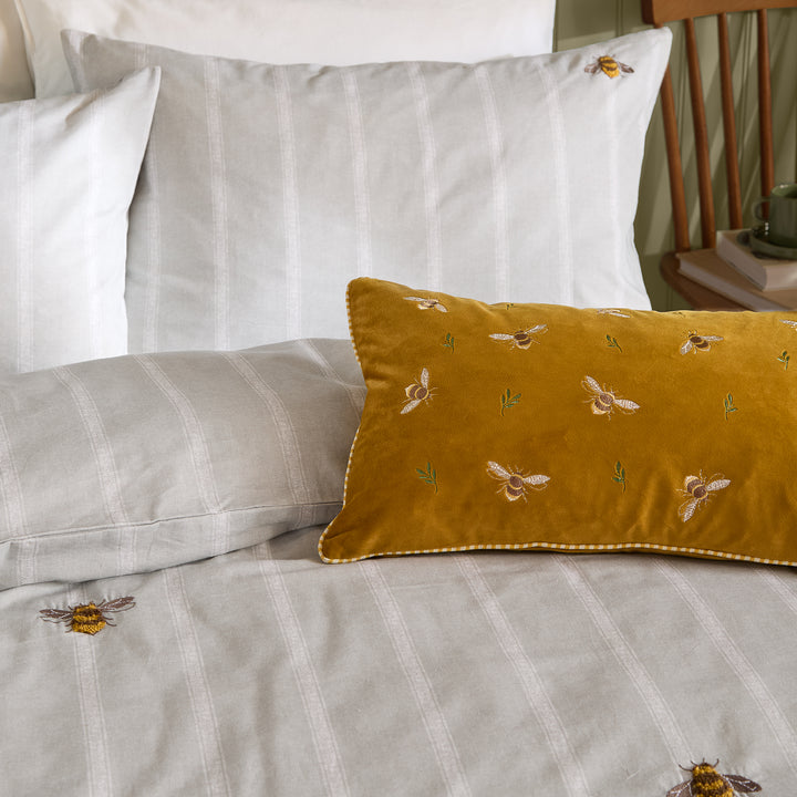 Ramble Bees Single Duvet Set Natural - image 2