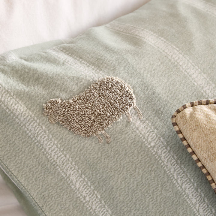 Ramble Sheep Double Duvet Set Sage - image 3