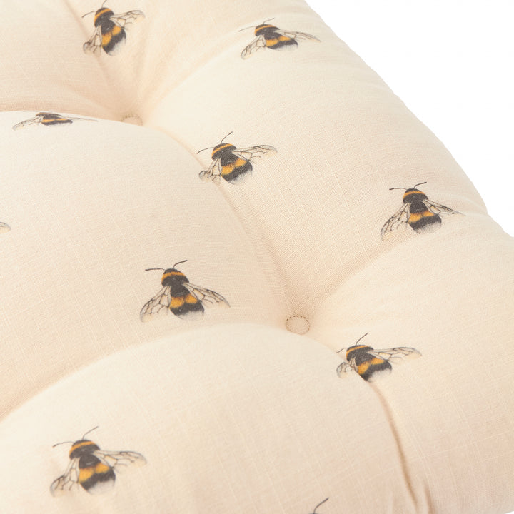 Ramble Bumble Bee 40x40 Seat Pads Natural - image 3