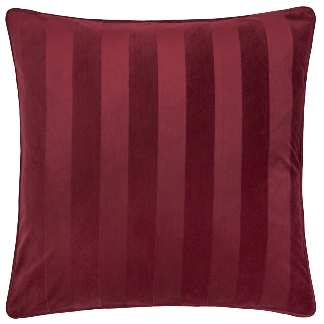 Regency Stripe 45x45 Cushion Case Burgundy
