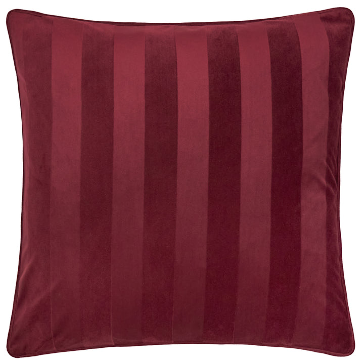 Regency Stripe 45x45 Cushion Case Burgundy