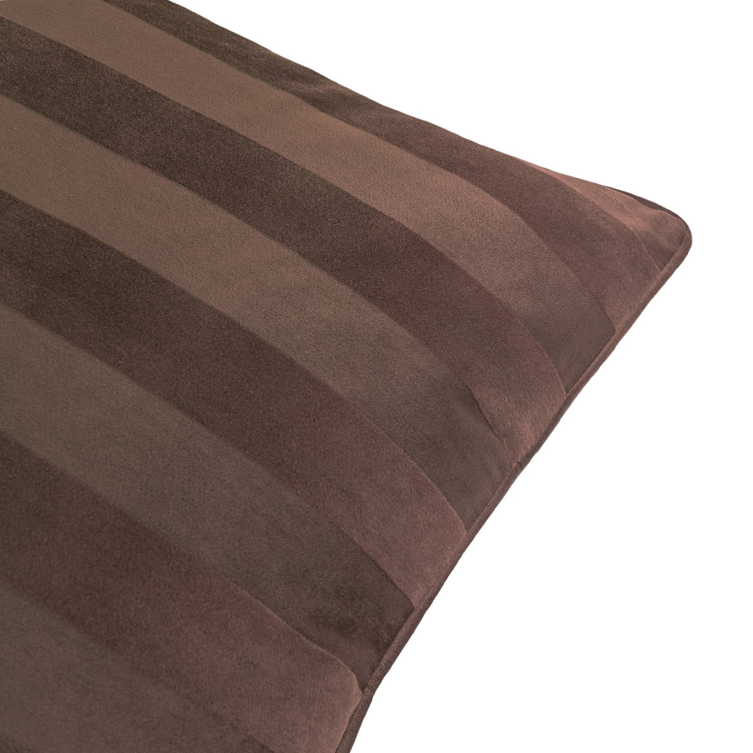 Regency Stripe 45x45 Cushion Case Chocolate - image 2