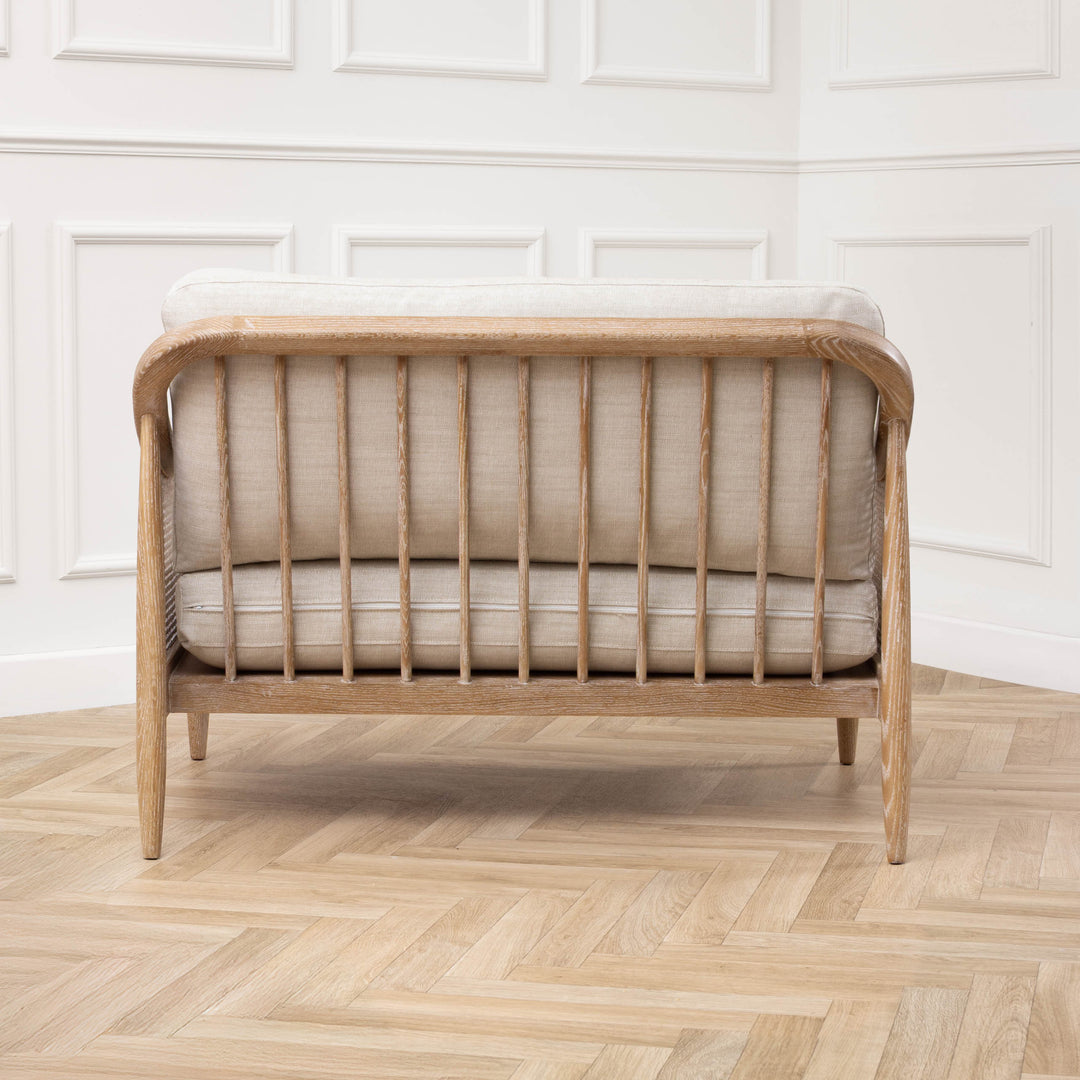 REMI 2 SEATER CHAIR LINEN