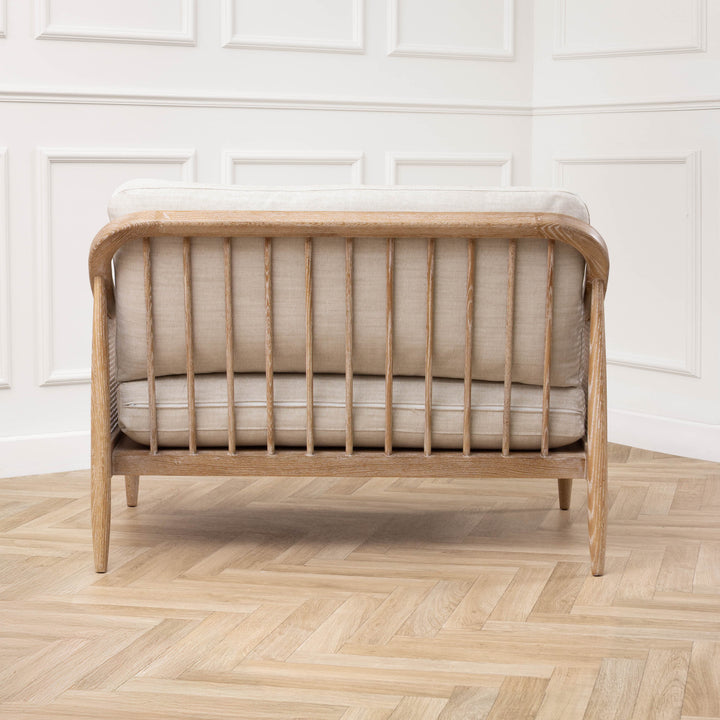 REMI 2 SEATER CHAIR LINEN