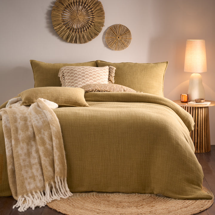 Ribble Super King Duvet Set Honey