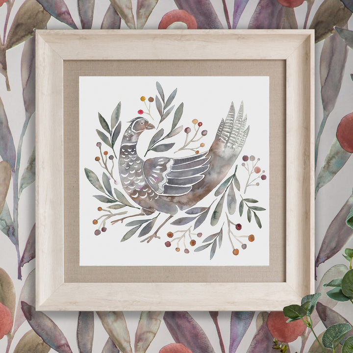 FRAME BIRCH RITSURIN MULBERRY 46X46