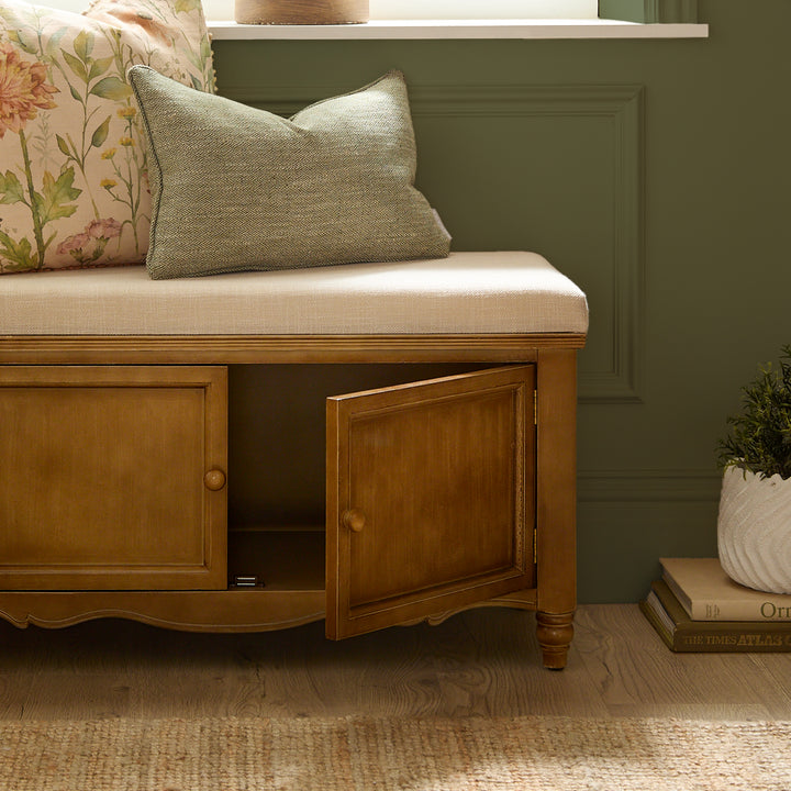 ROSALIE BENCH FLAT PACK OAK