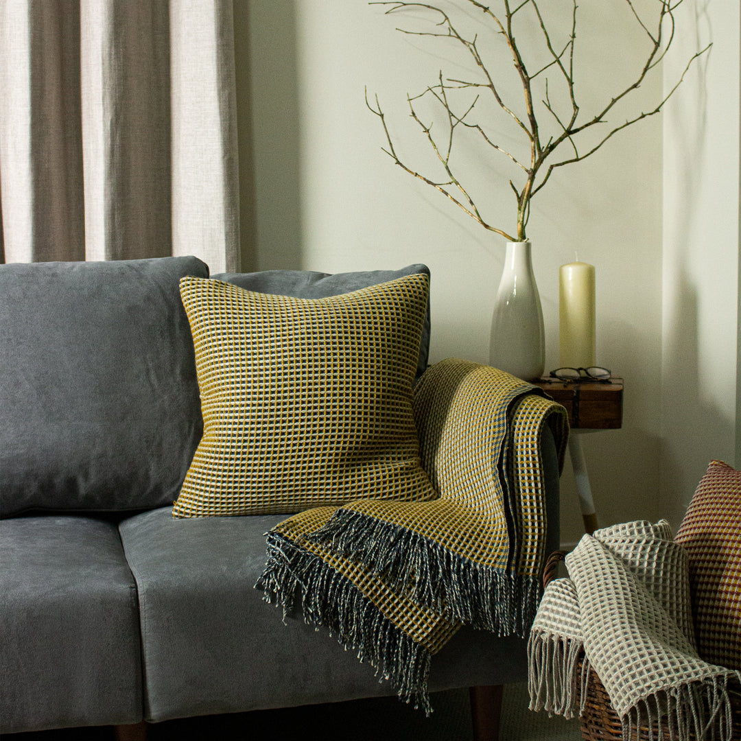 ROWAN 45X45 C/CASE OCHRE
