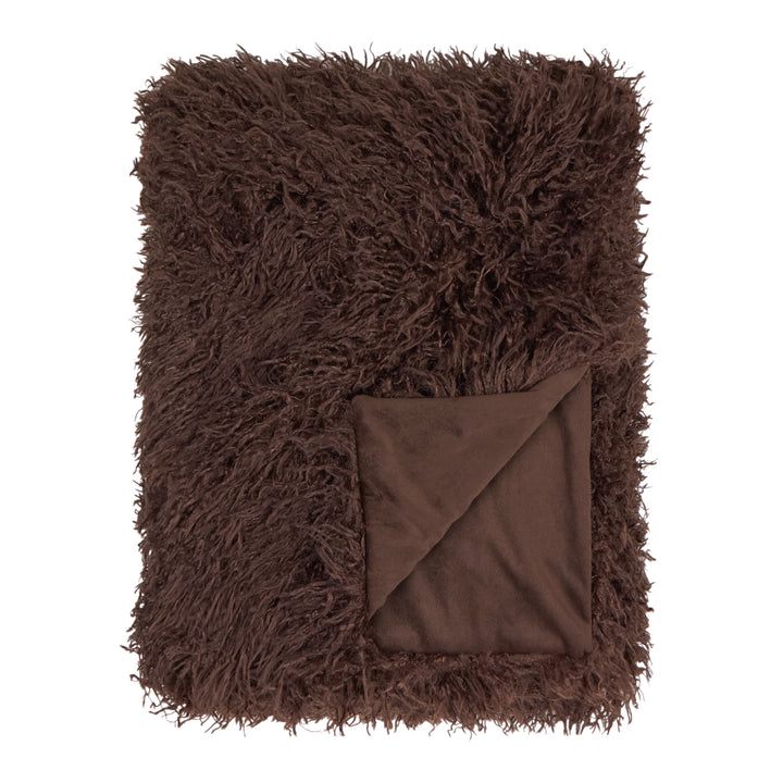 Rowan 130x175 Throw Chocolate - image 2