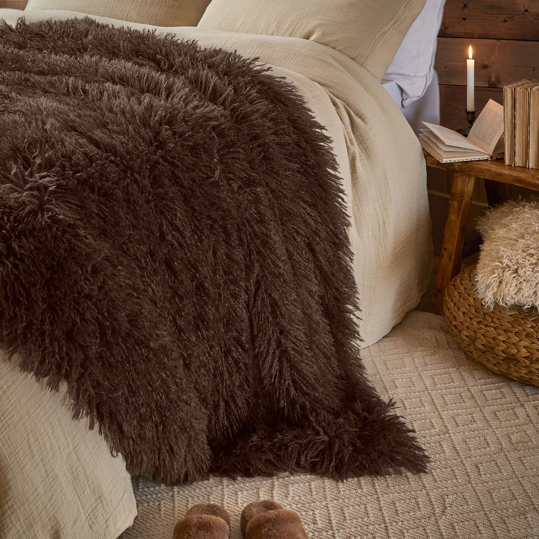 Rowan 130x175 Throw Chocolate