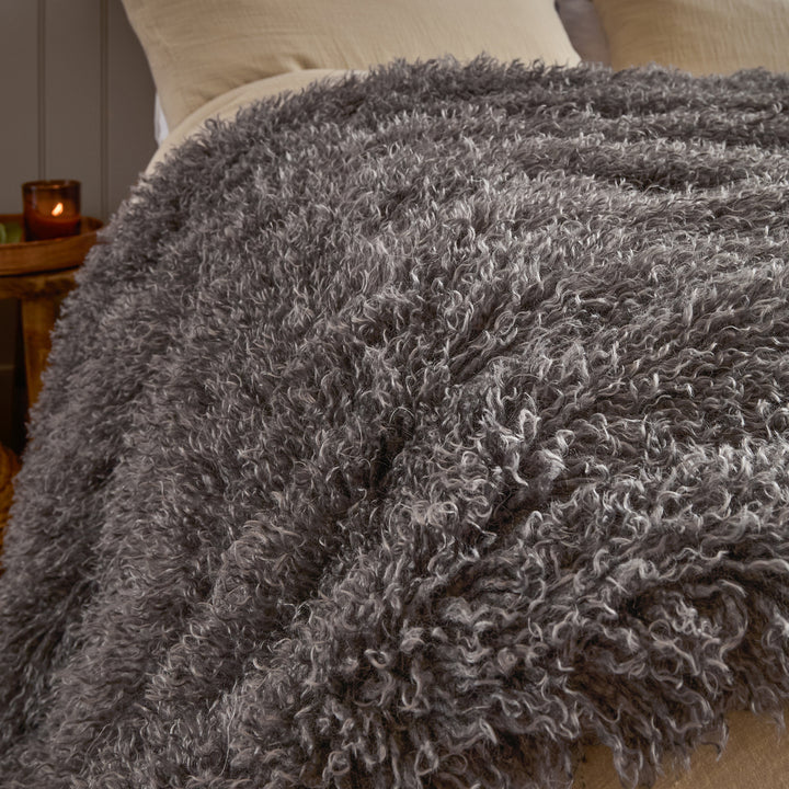Rowan 130x175 Throw Grey - image 2