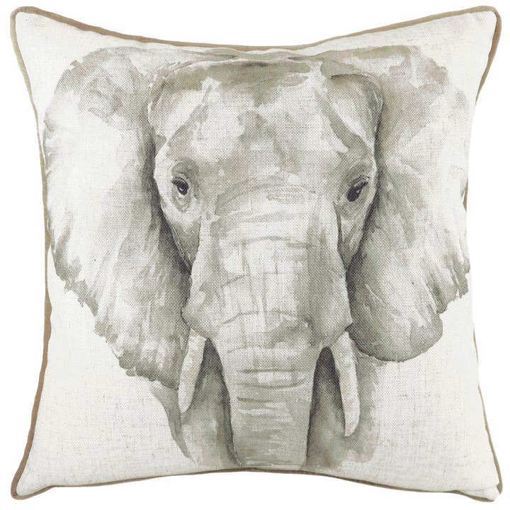 SAFARI ELEPHANT RV MB 43X43 C/C WHITE
