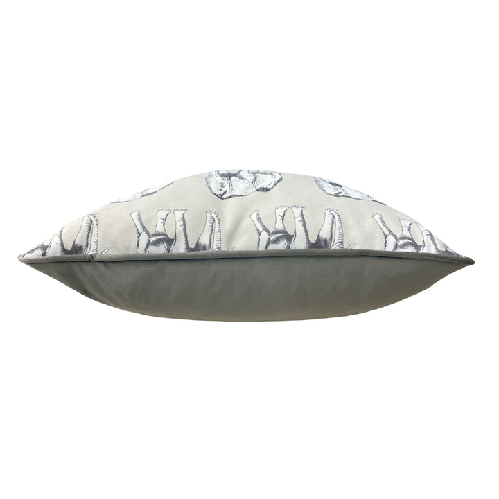 SAFARI ELEPHANT RV SB 43X43 C/C WHITE
