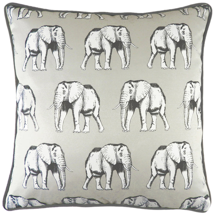 SAFARI ELEPHANT RV SB 43X43 C/C WHITE