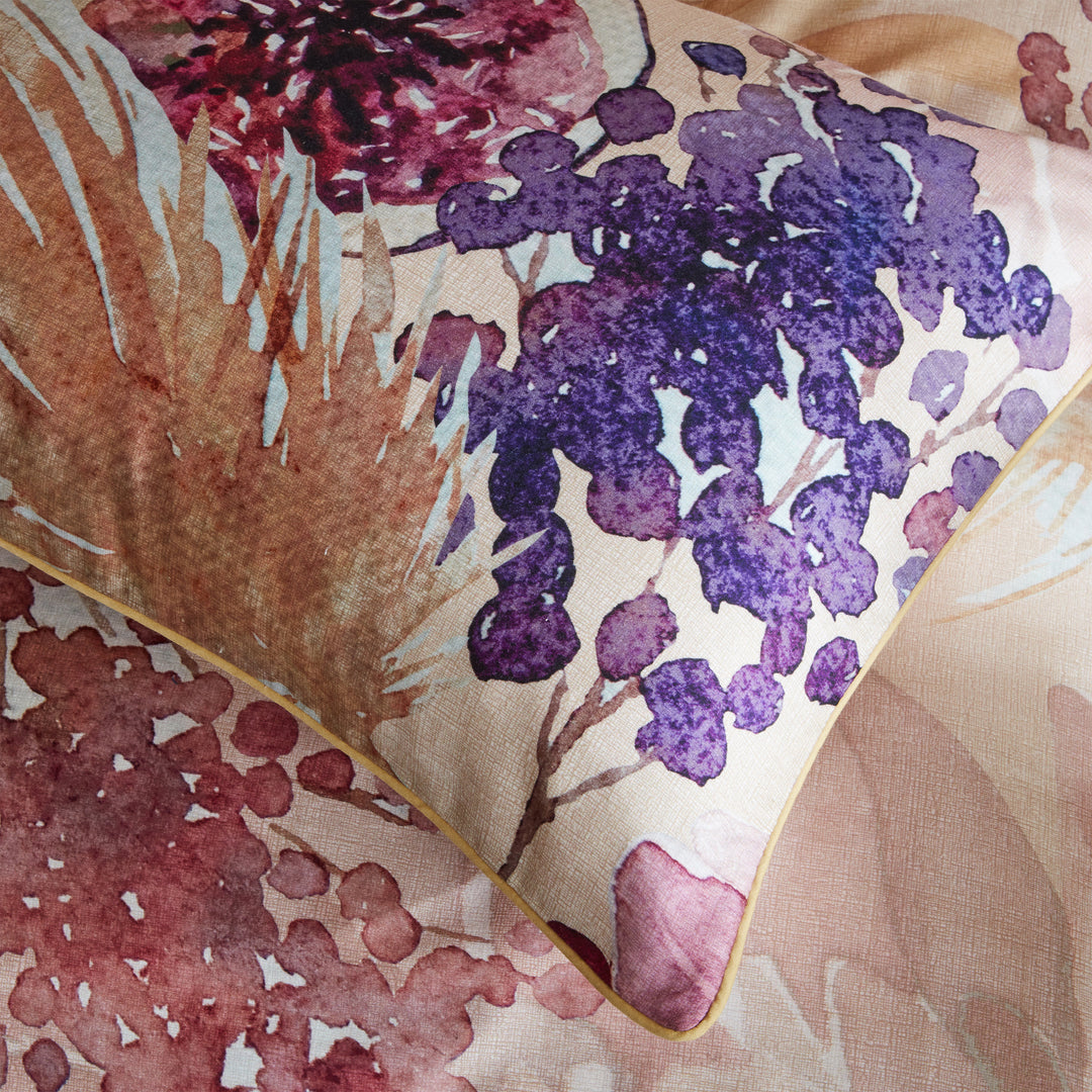 Saffa Piped Pillow Case Pairs Multi