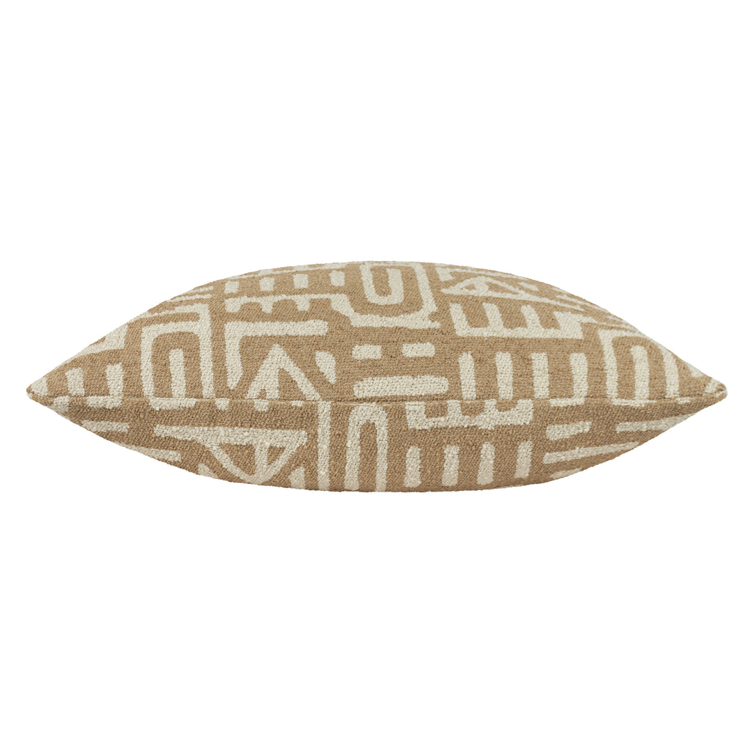 SAMOS 60X60 CUSHION CASE TOFFEE/NOUGAT