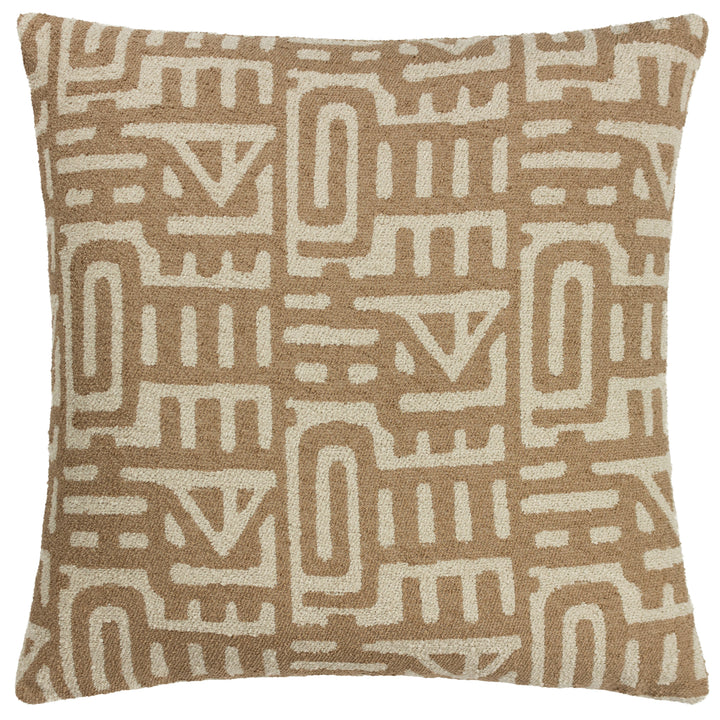 SAMOS 60X60 CUSHION CASE TOFFEE/NOUGAT