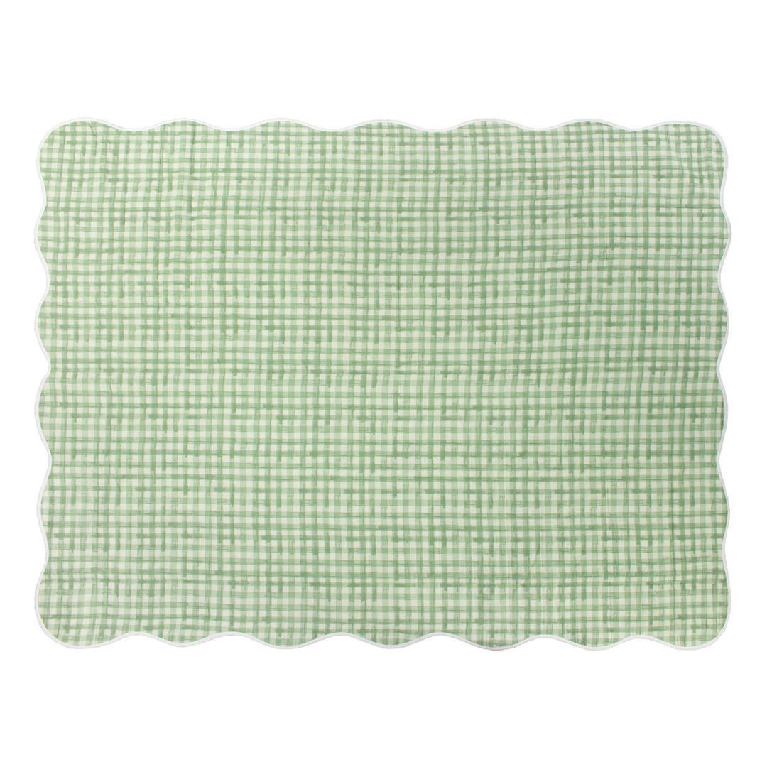 Scallop 150x200 Bedspread Sage - image 2