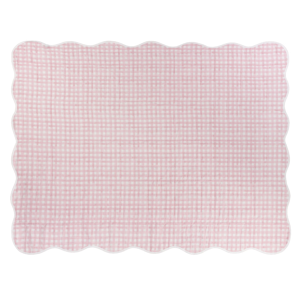 Scallop 265x265 Bedspread Pink - image 2