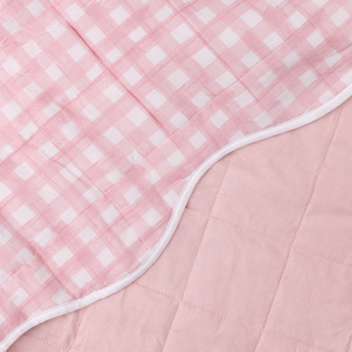 Scallop 265x265 Bedspread Pink - image 4