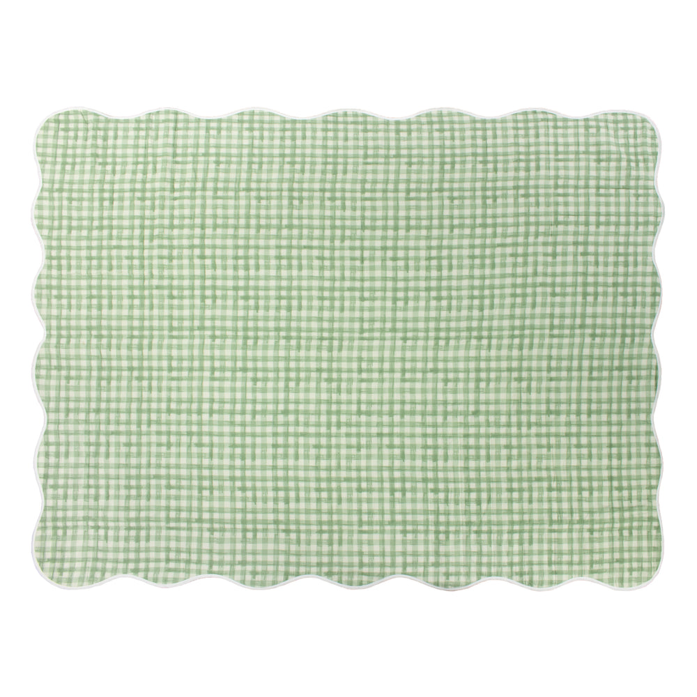 Scallop 265x265 Bedspread Sage - image 2