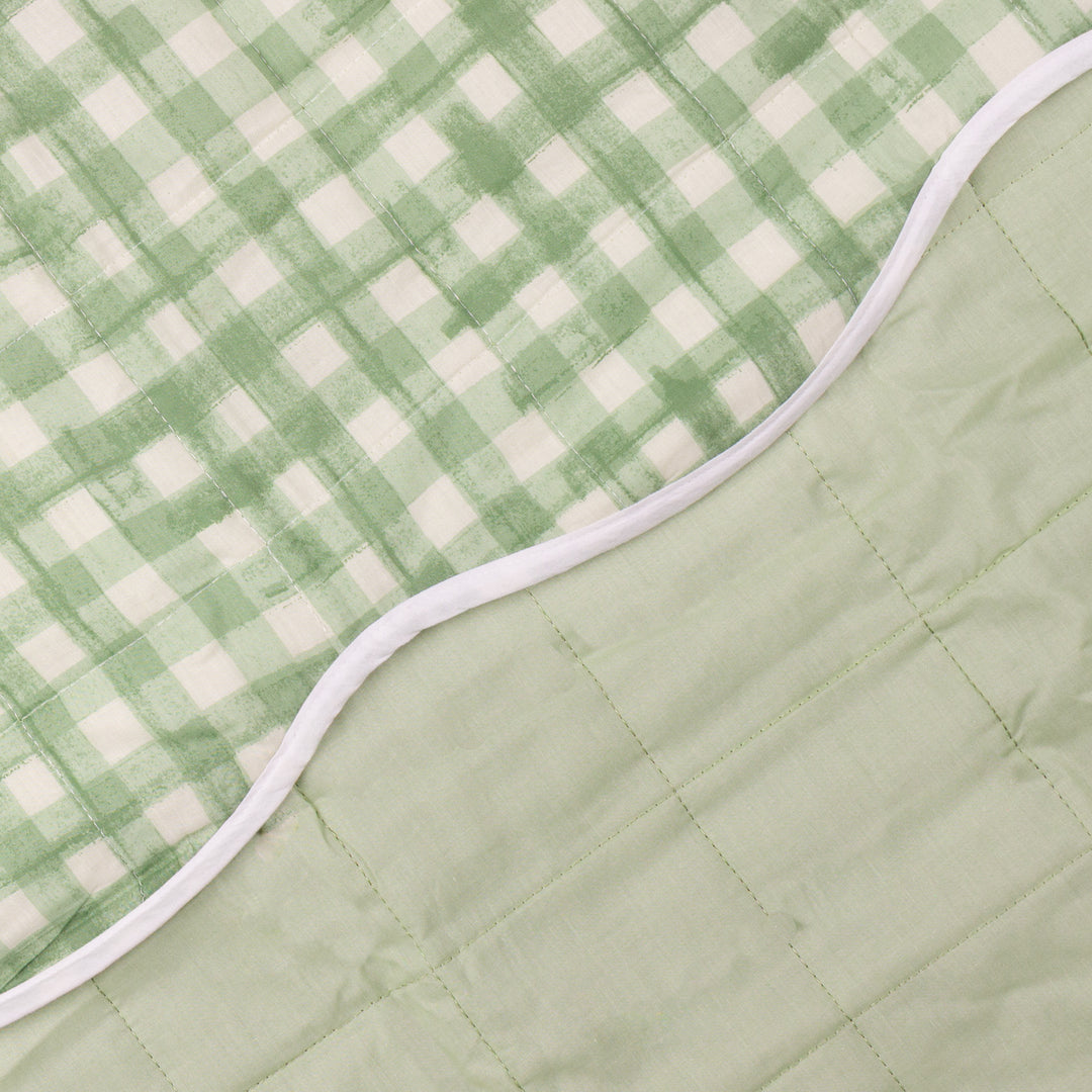 Scallop 265x265 Bedspread Sage - image 4
