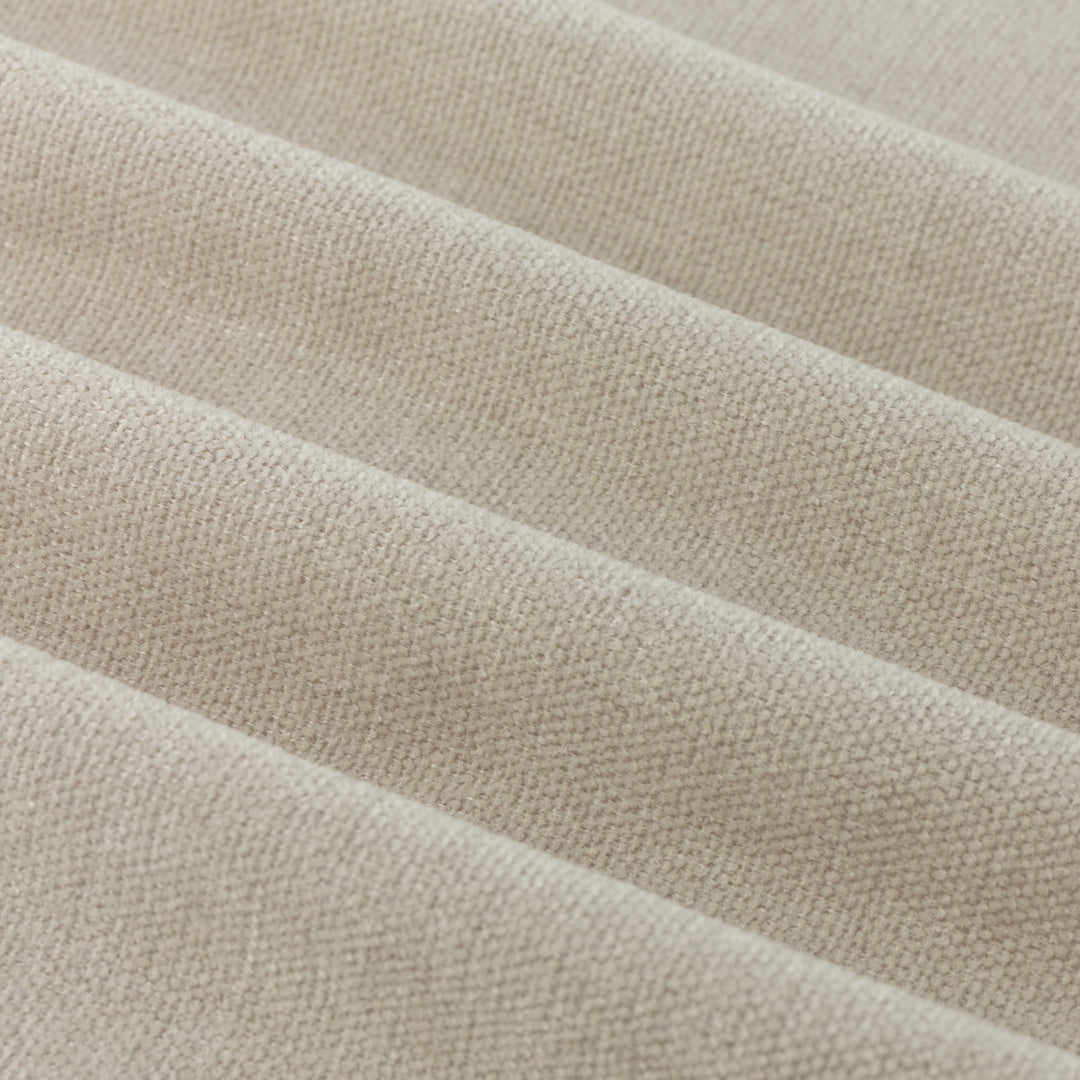 Soft Chenille Blackout 168x137 Pencil Pleat Curtains Natural - image 8
