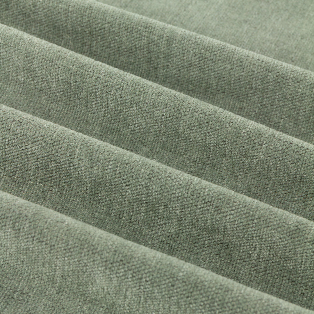 Soft Chenille Blackout 168x229 Pencil Pleat Curtains Green - image 8