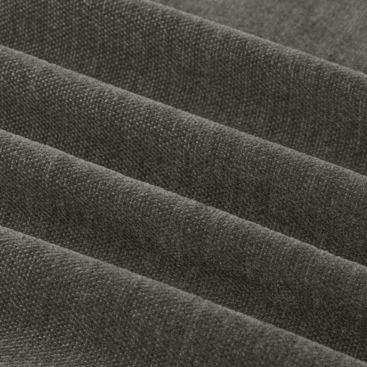 Soft Chenille Blackout 229x137 Pencil Pleat Curtains Charcoal - image 8