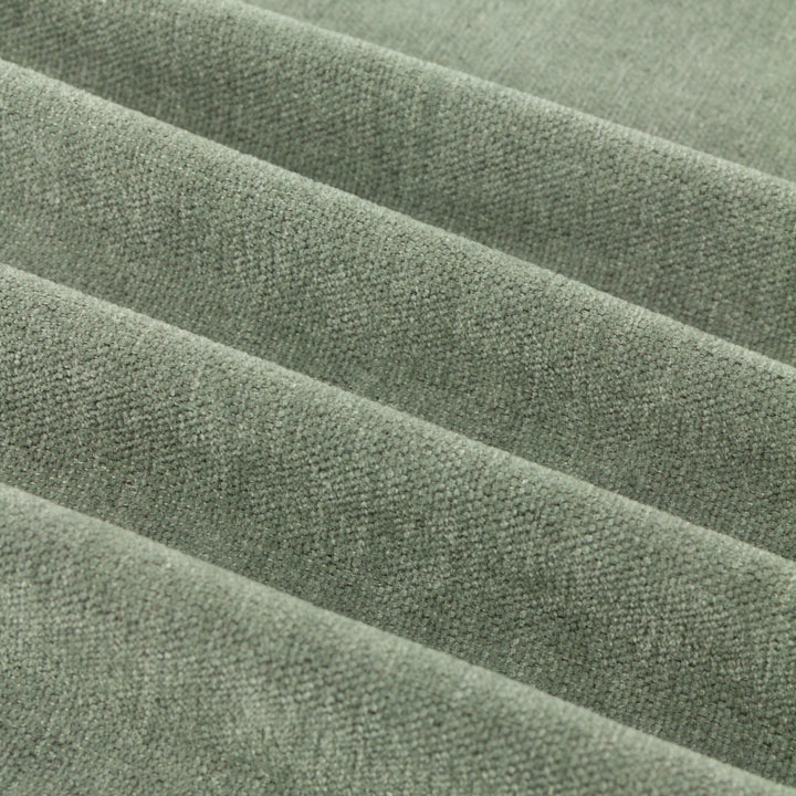 Soft Chenille Blackout 229x137 Pencil Pleat Curtains Green - image 8