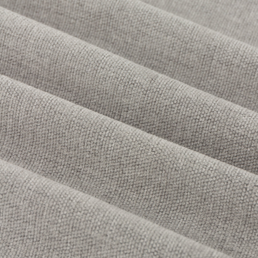 Soft Chenille Blackout 168x137 Eyelet Curtains Silver - image 8