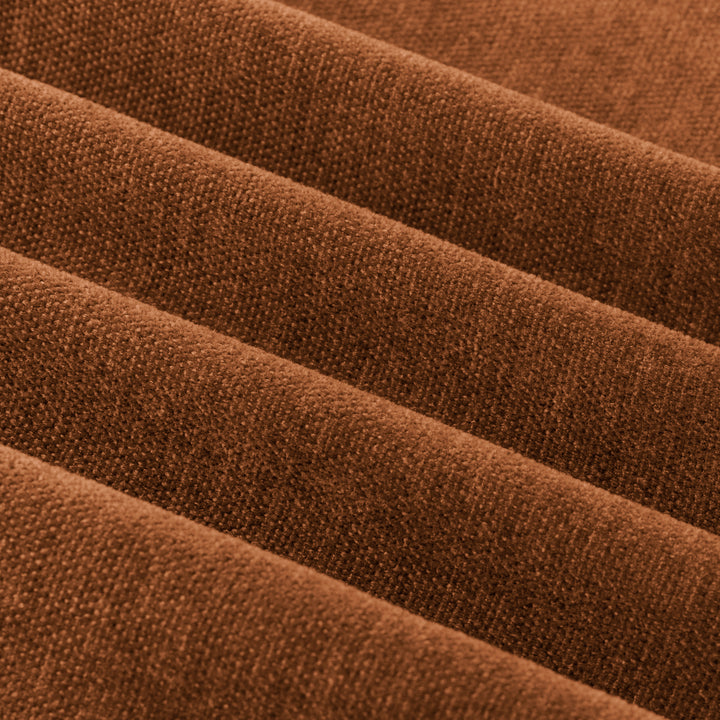 Soft Chenille Blackout 168x229 Eyelet Curtains Rust - image 8