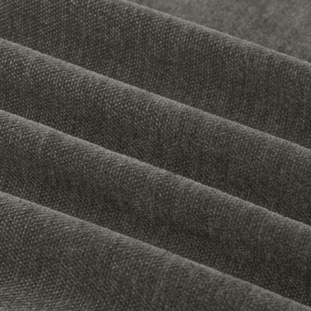 Soft Chenille Blackout 229x229 Eyelet Curtains Charcoal - image 8