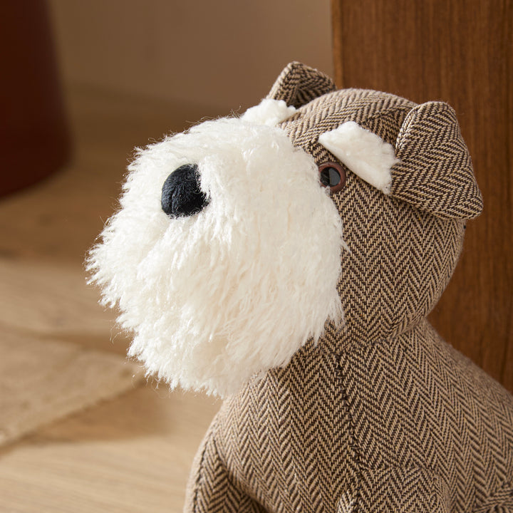 Schnauzer Dog Doorstop - Brown - image 2