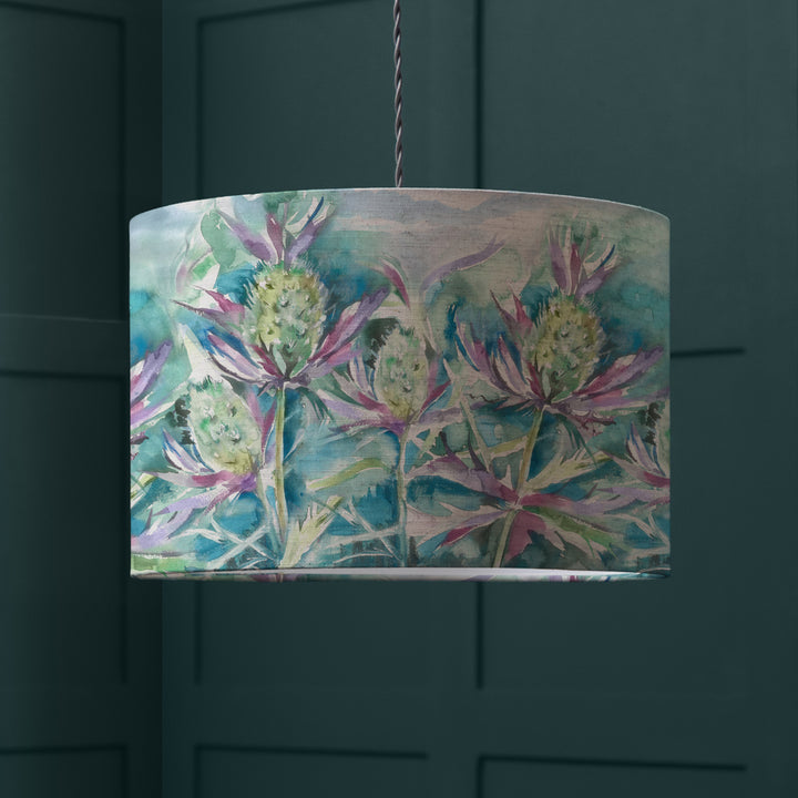 SEA THISTLE EVA 52X29CM LAMPSHADE LINEN