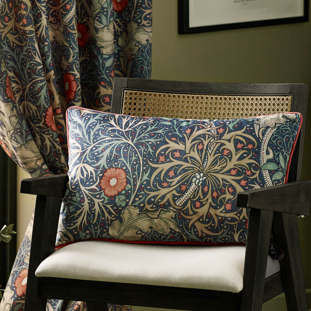 Seaweed 40x60 Cushion Case Indigo