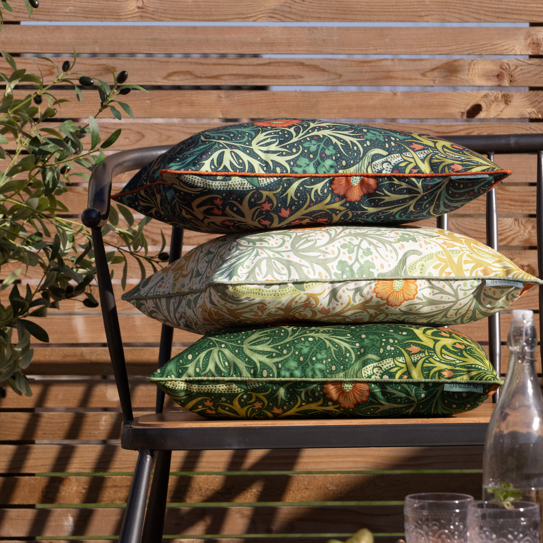 Seaweed 50x50 Cushion Case Stone/Sunflower - image 5