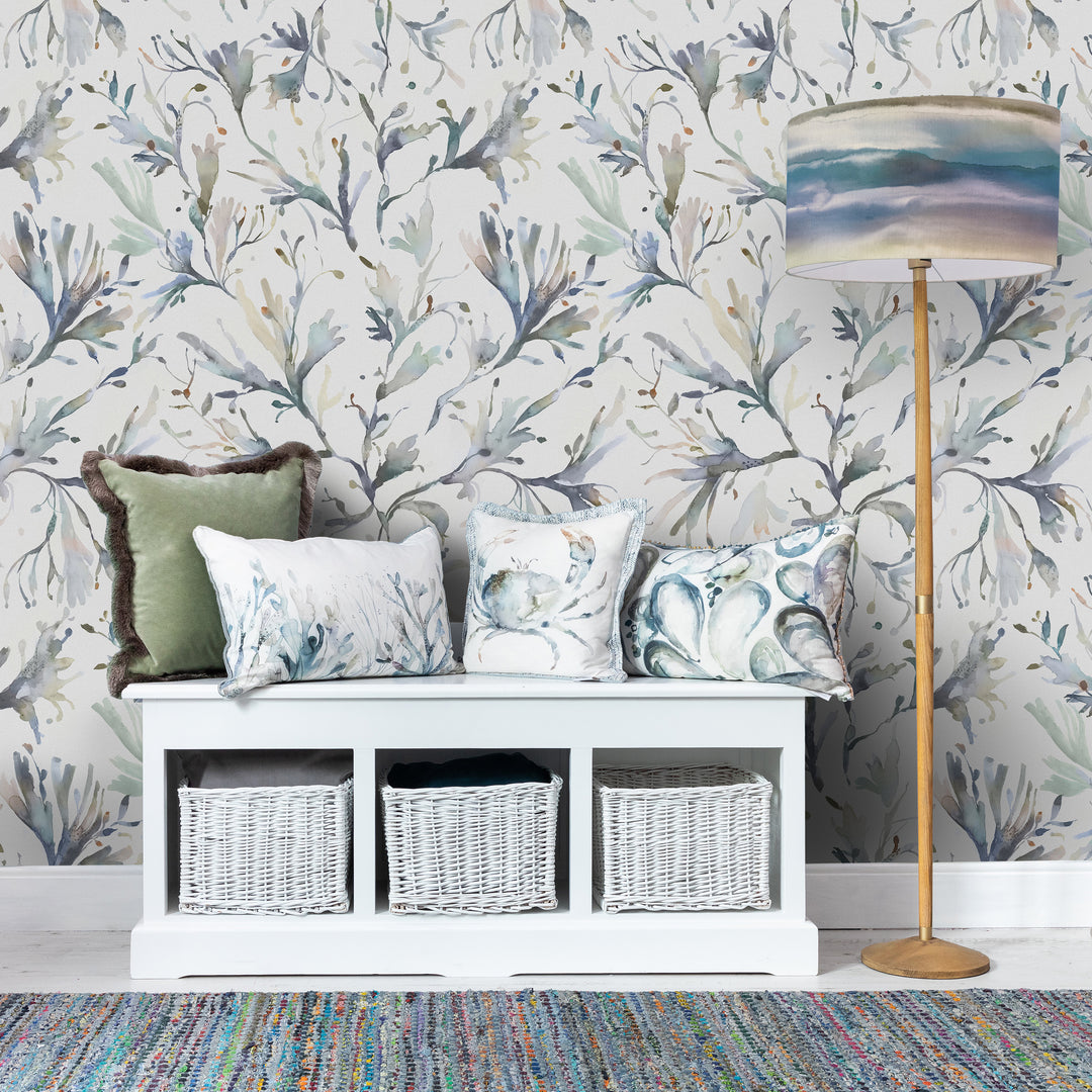 Seaweed Wallpaper Slate