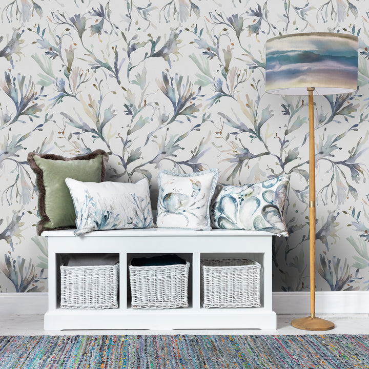 Seaweed Wallpaper Slate