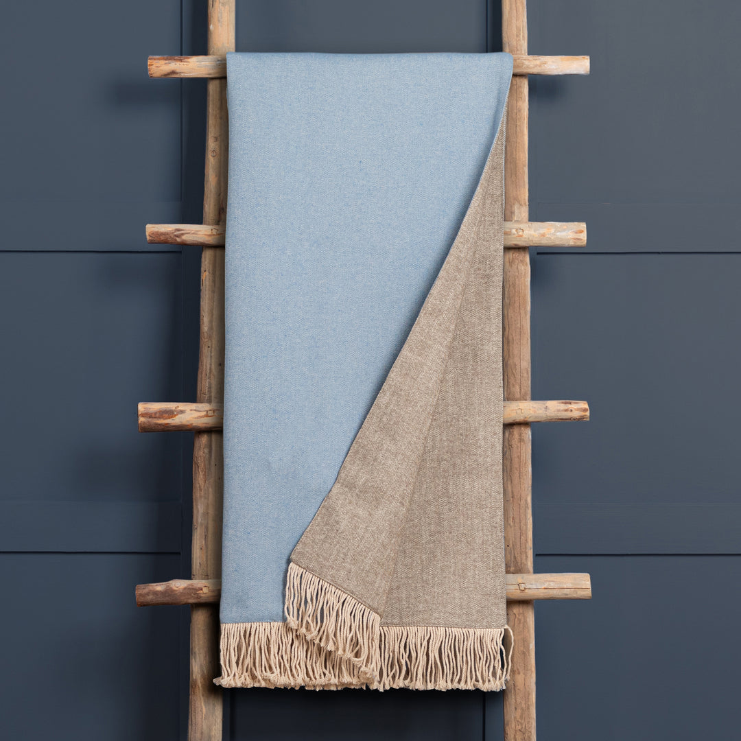 SELKIRK 136X200 THROW CORNFLOWER