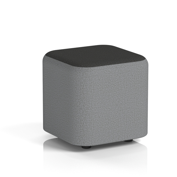 Harlestone Square Stool in Two Tone