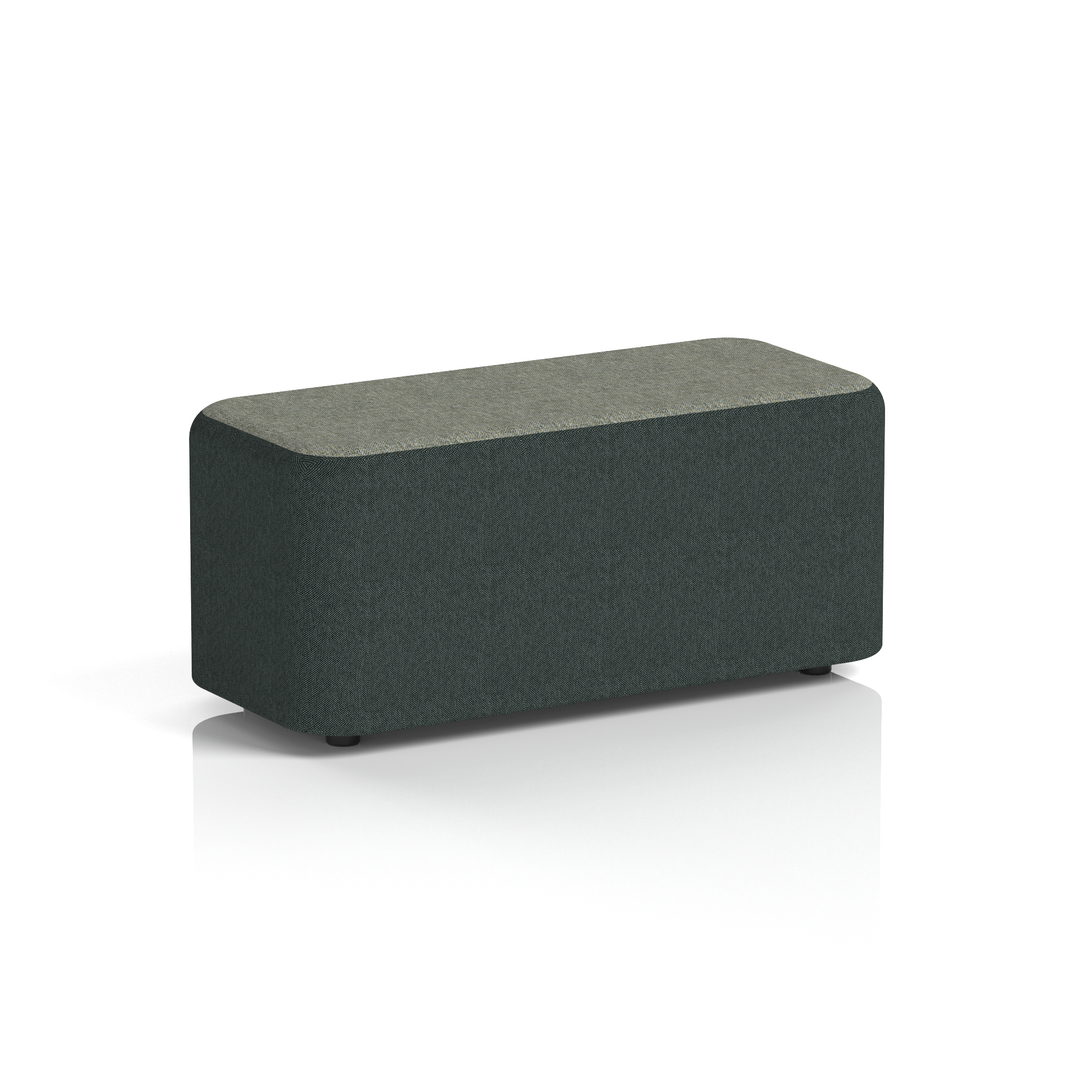 Harlestone Rectangular Stool in Two Tone