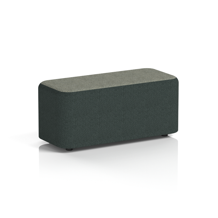 Harlestone Rectangular Stool in Two Tone