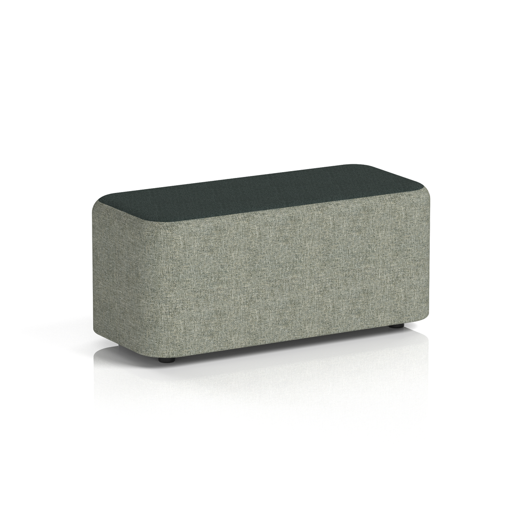 Harlestone Rectangular Stool in Two Tone