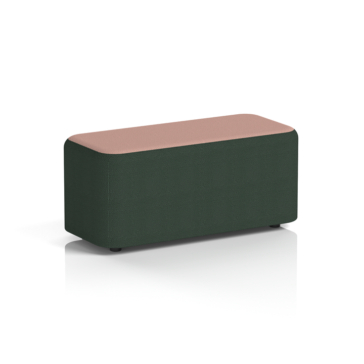 Harlestone Rectangular Stool in Two Tone
