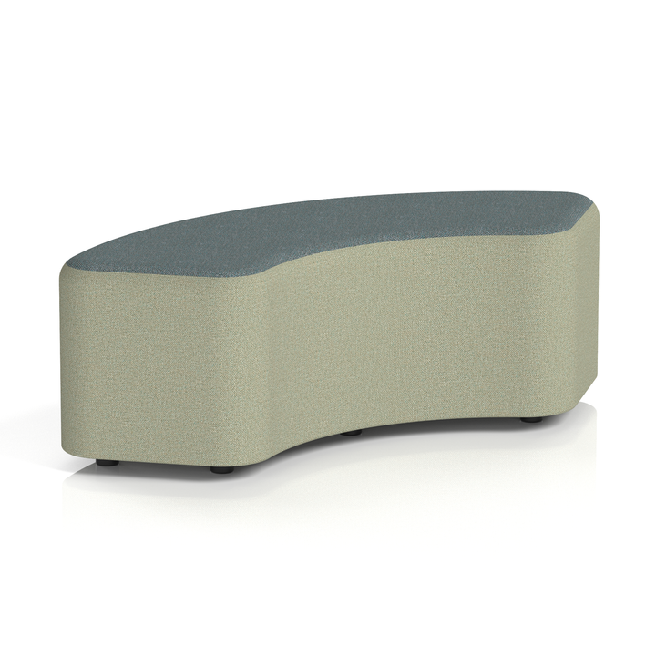 Harlestone Curved Stool in Two Tone
