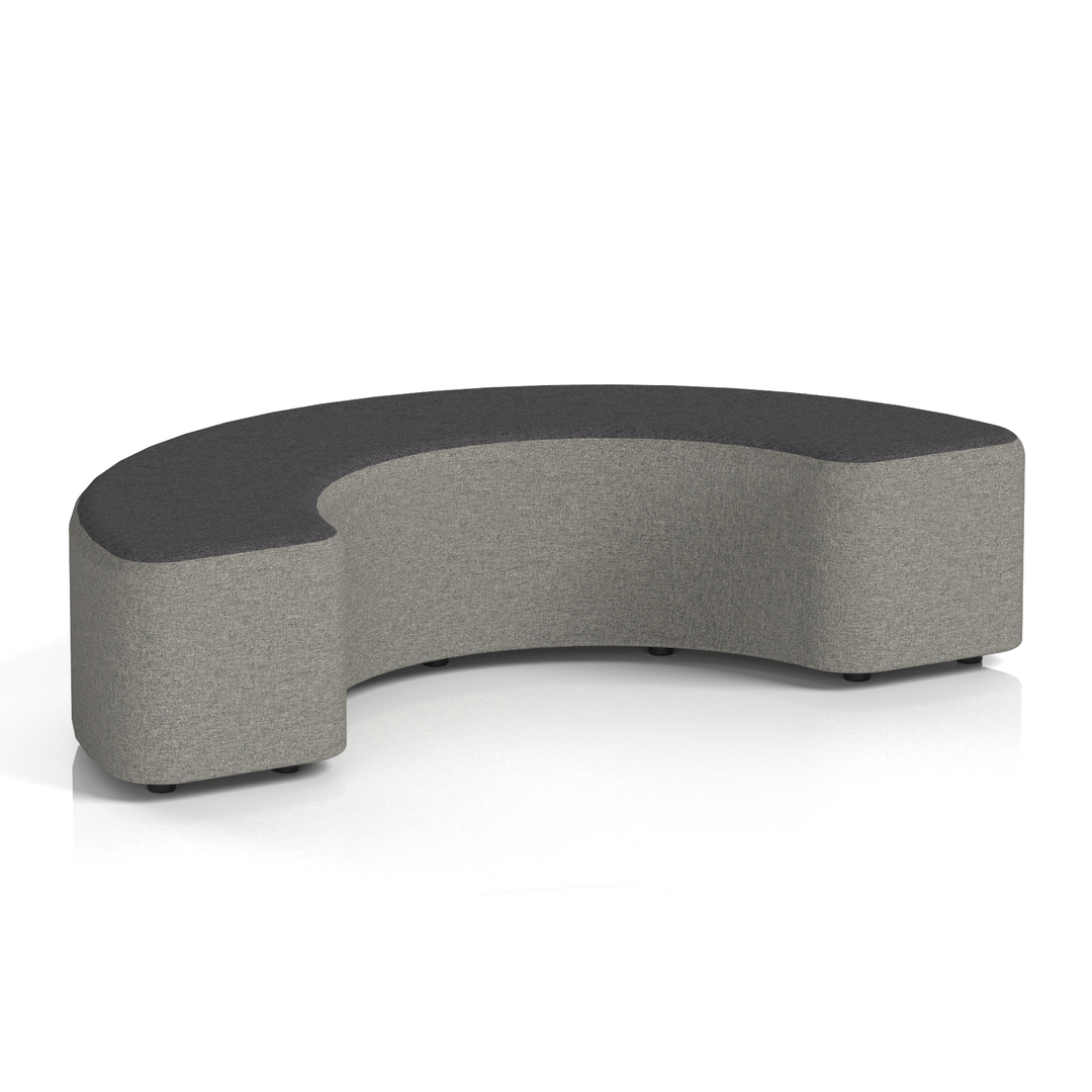 Harlestone Curved Stool in Two Tone