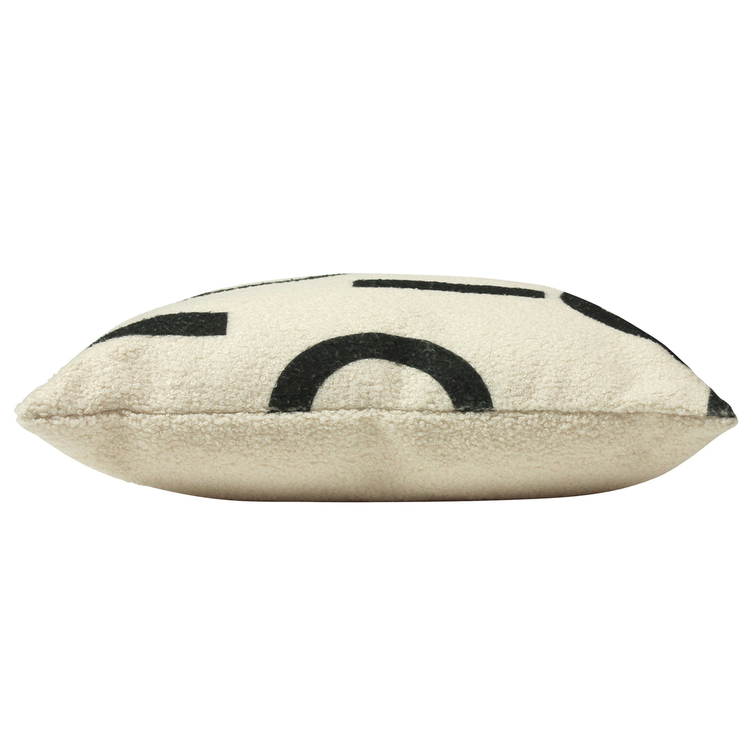 SHEARLING CIRCA 43X43 CUSHION COVER BLACK