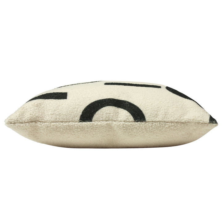 SHEARLING CIRCA 43X43 CUSHION COVER BLACK